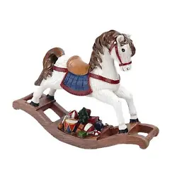 Buy Rocking Horse Doll Figurine Ornament Indoor Sculpture For Home • 23.60£