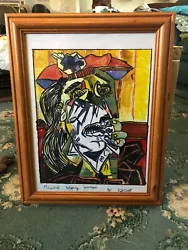Buy Students Painting Of Picassos Weeping Woman Postb 1 • 29£