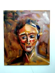 Buy Expressionist Oil Painting Of A Man Original Art On Canvas Signed • 75£