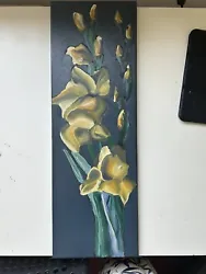 Buy Gladioli Flowers In Oil Painting • 40£