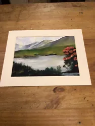 Buy D. Bromley Oil Painting Signed -lake & Mountains- • 11£