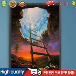 Buy Paint By Numbers Kit DIY Oil Art Space Elevator Picture Home Wall Decor 30x40cm • 6.85£