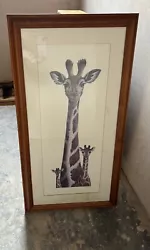 Buy Framed Giraffe Art Print Picture Decor - Decorative✨ • 15£
