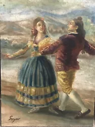 Buy The Dance By Francisco Goya Signed Painting Oil On Canvas • 19,687.36£