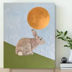 Buy ORIGINAL Acrylic Picture Painting Painting Art Modern UNIQUE Art Animals Easter Bunny • 42.82£