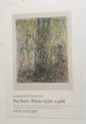 Buy Pat Steir Tate Exhibition Poster 1989 Prints1976-88 Modernism Minimal Abstract  • 80£