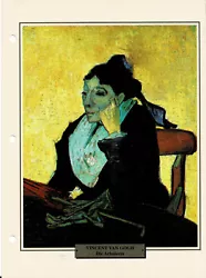 Buy The Arlesian (Madame Ginoux) - Vincent Van Gogh - Info Card • 0.86£