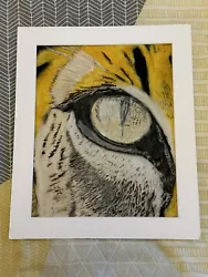 Buy Watercolour Painting By Mark Leary Eye Of The Tiger • 25£