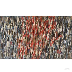 Buy Karl RÖdel Painting Abstract Color Flow Panta Rhei 1962 Blue Red Unique Vp: €7200* • 0.86£