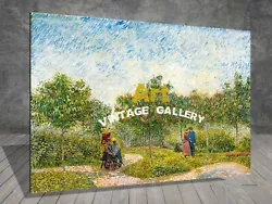 Buy Van Gogh Garden With Courting Couples CANVAS PAINTING ART PRINT 658 • 3.96£