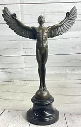 Buy Handcrafted Bronze Sculpture SALE Naked Angel Sexy Winged Nude Erotic • 236.27£