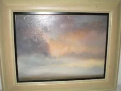 Buy Suzanne Wiggin 1998 Oil On Wood Panal TAOS New Mexico Artist Sunset Clouds • 1,417.48£