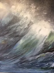 Buy Original Acrylic Painting On Canvas - Stormy Sea - Seascape • 75£