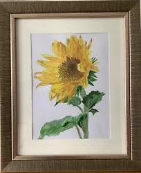 Buy NEW Painting Of Sun Flower In Acrylic • 30£