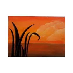 Buy ACEO Original Painting Evening Sunset Watercolor Art • 3.64£