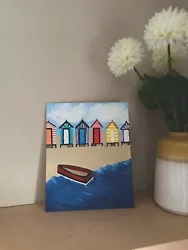 Buy Beach Huts - Original Artwork - All Proceeds To Sue Ryder Charity • 45£