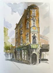 Buy Limited Edition Print - Watercolour Painting Of The Blackfriar Pub London. • 29£