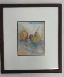 Buy JEAN AUST ARTIST SIGNED OIL With A Wood Frame - Fruit On Display - RRP £100 • 20£
