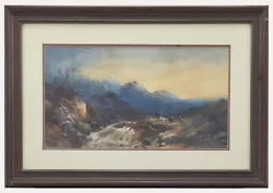 Buy Late 19th Century Watercolour - Cows By The Highland Stream • 173£