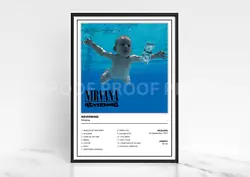 Buy Nirvana Nevermind Album Single Cover Poster / Music Gift • 8£