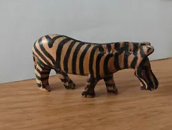 Buy Hand Carved Wooden African Animals - Zebra • 7.99£