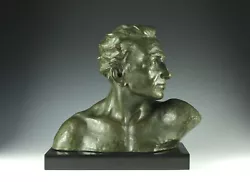 Buy Art Deco Bust Of A Man Terracotta Johannes Dommisse Circa 1930 • 530.77£