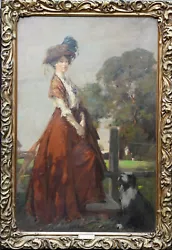 Buy James Wallace Scottish Edwardian Art Female Portrait Oil Painting Ra Exhib 1908  • 24,000£