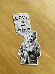 Buy Banksy Albert Einstein Sticker UK • 3.85£
