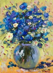 Buy Flowers Painting Original Oil Still Life Impasto Impressionist Floral Art Signed • 37.56£