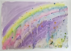 Buy Original Watercolour & Ink , 'Rainbow In The Rain', Sven Berlin (1911-1999) • 76£