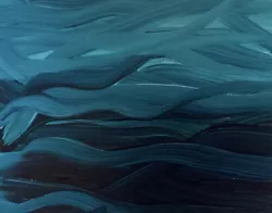 Buy Original Painting Seascape Waves 10 X 8 UK Dorset Artist Christine Ingram • 35£
