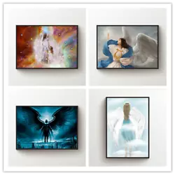 Buy Angel Light Space Printed Canvas Wall Art Painting Poster Home Decor Unframed • 3.59£