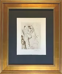 Buy Salvador Dali- Original Color Woodblock,  Divine Comedy  Hand Signed RARE  • 2,126.24£