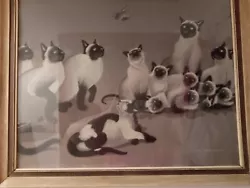 Buy Foussa Itaya Large Painting Signed Cats The Intruder  • 200£