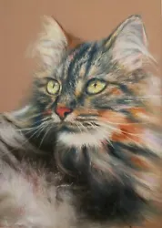 Buy Original Art Tabby Cat Painting Original Direct From The Artist • 108.60£