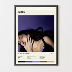 Buy Olivia Rodrigo GUTS Album Poster • 4.99£
