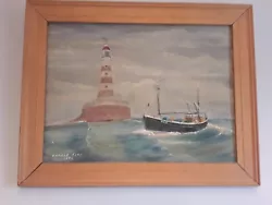 Buy Painting Of Fishing Vessel Annabell By Ronald Finn • 19.99£
