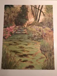 Buy Oil Painting Original River Scene (k) • 29£