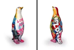 Buy Yuvi - Love Always Wins Penguin - Original Mixed Media - Sculpture • 2,500£