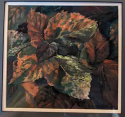 Buy Suzanne Gentling - Fall Leaves Pastel - Framed And Ready To Hang • 944.99£