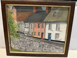 Buy Original Handpainted Oil Painting On Canvas - Street Scene, Houses, Flooding • 29.55£