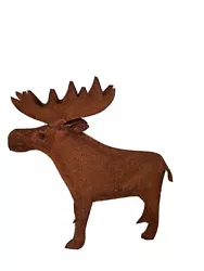 Buy Moose Wildlife Art Cottage Cabin Decor Hunter Gift Iron/Decoration Garden • 25.16£