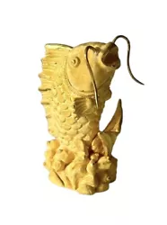 Buy Vintage 24k Gold Hand Made Feng-Shui Carp / Fish Sculpture 3.82 Grams • 3,937.32£