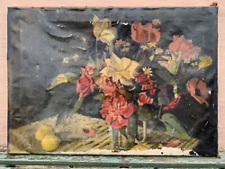 Buy Original Unframed Flower Oil Painting • 25£
