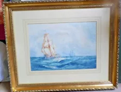Buy PAINTING McKinley Masted Ships At Sea Framed Large Antique Painting  57x47cm • 64.99£