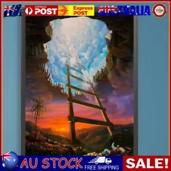 Buy Paint By Numbers Kit DIY Oil Art Space Elevator Picture Home Wall Decor 30x40cm • 7.35£