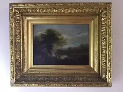 Buy Antique Gilt Framed 19 C British School Fishing Scene Oil Painting On Canvas  • 375£