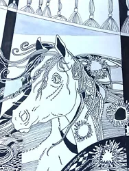 Buy Arabian Horse Original Painting Listed By Artist KATALINA SAVOLA • 170.10£