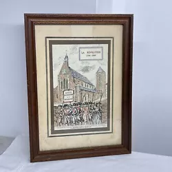 Buy The Revolution Antique French Hand Painted Engraving By Yves Ducourtioux-editeur • 19.99£