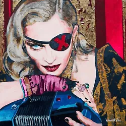 Buy Madonna Madame X - Large Contemporary Painting On Large Canvas By Vincent Vee • 5,500£